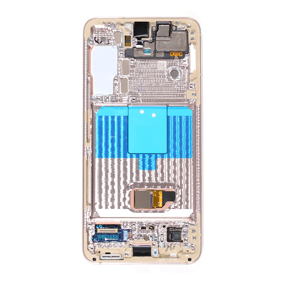 Samsung Galaxy S22 5G S901B OLED Screen Replacement with Frame GH82-27520F/27521F (Gold)-Violet Samsung Galaxy S22 5G S901B OLED Screen Replacement with Frame GH82-27520F/27521F (Gold)-Violet